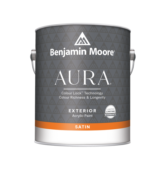 Aura Waterborne Exterior Paint - Satin Finish 631