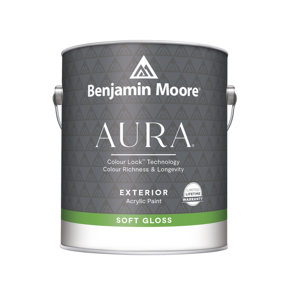 Aura Waterborne Exterior Paint - Semi-Gloss Finish 632