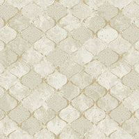 Pilak Gold Ogee Tile Wallpaper