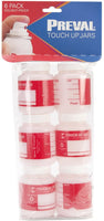 Preval Plastic Jars - 6 Pack